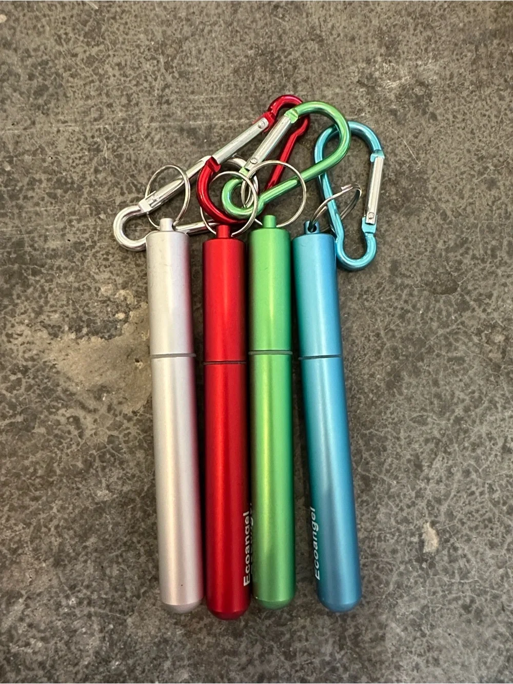 Cruise ship essentials- reusable metal straws, four pack